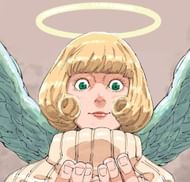 Hana Kurusu aka Angel (Image via Gege Akutami, Shueisha)